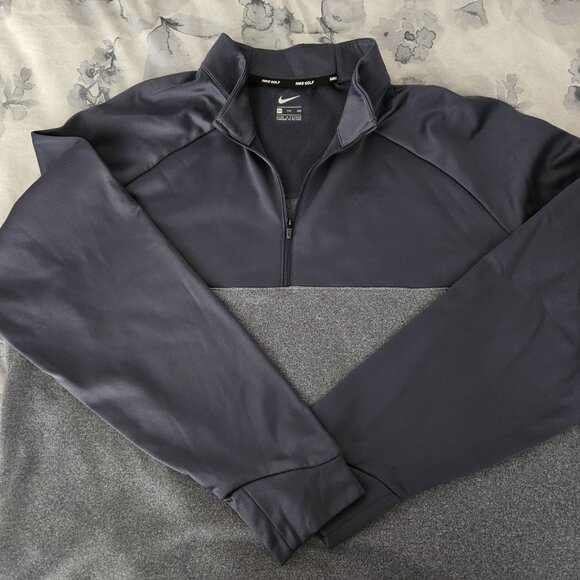 Men's - NIKE Golf 1/4 Zip Pullover  - 2-tone grey - Picture 2 of 10